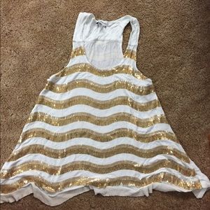 Bebe medium sequin tank