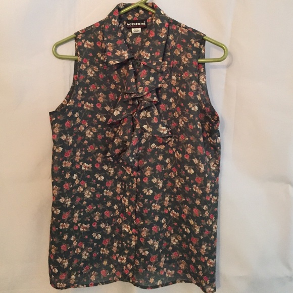😎 Notations sleeveless top