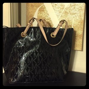 Michael Kors Black Logo Tote