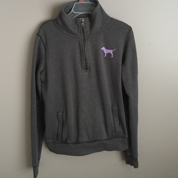 Victoria's Secret PINK 3/4 Zip Sweatshirt