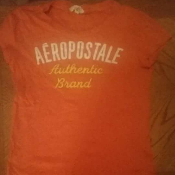 Orange aeropostale tshirt