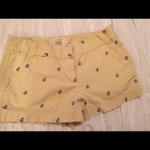 J crew anchor shorts
