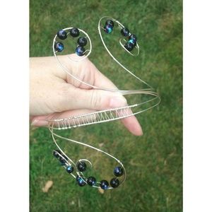 Handmade wire arm cuff