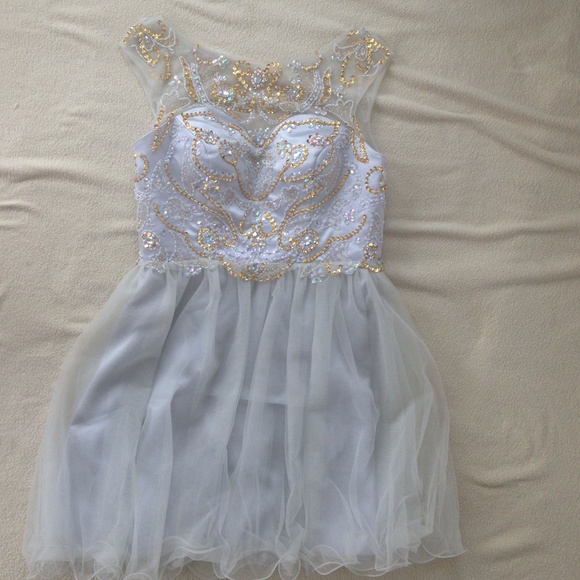 Slate grey homecoming dress size 14