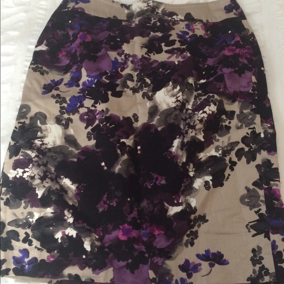 Silk pencil skirt