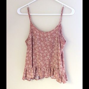 Floral Ruffle Cami