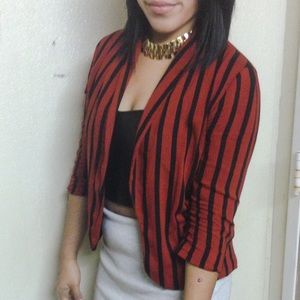 Striped blazer