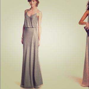 Adrianna Papell silent grey dress