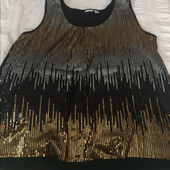 Sequin tank top