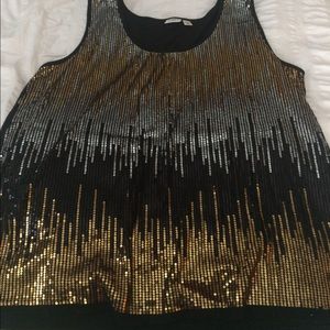 Sequin tank top