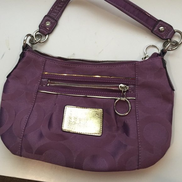 Small Purple Coach Handbag