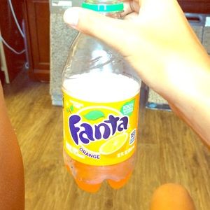 empty fanta bottle