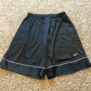 Boy Black Nike Basketball Shorts