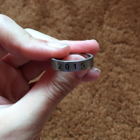 Class of 2015 silver ring