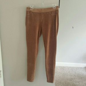 Tan corduroy leggings