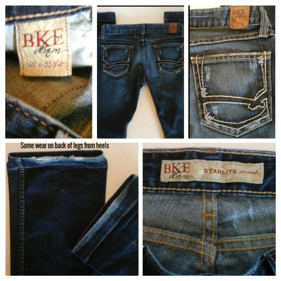 *Bundle* BKE StarlightStretch Distress Flare Jeans - Picture 2 of 4