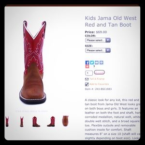 Toddler size 5 oldwest