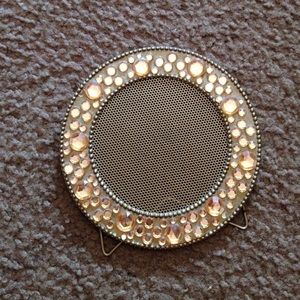 super cute gold blingy earring holder