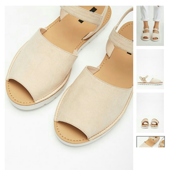 Faux Suede Avarca Sandals