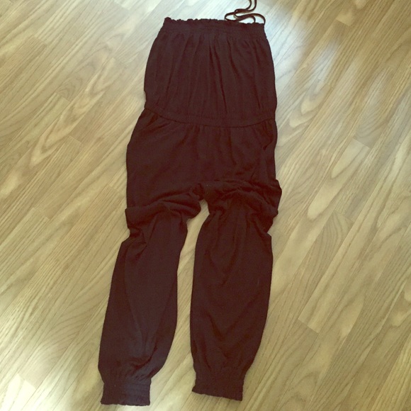 Long pant romper