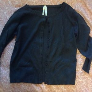 Brown button up cardigan