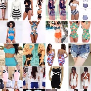 Dresses , high waist swim wear