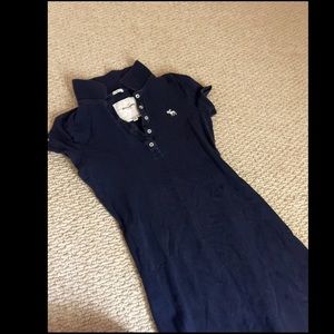 Abercrombie kids navy polo dress