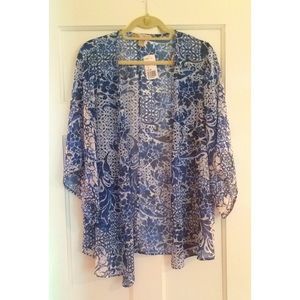 Forever 21 - Blue Floral Kimono