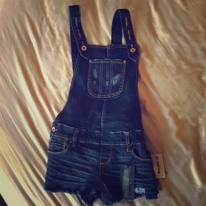 Overall Shorts