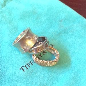Authentic Tiffany and Co rings - size 6