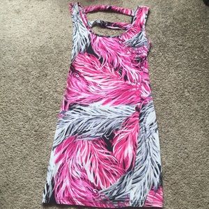 Feather dress, size medium, barely used.