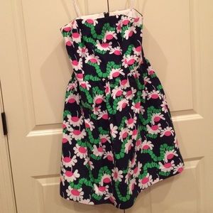 Lilly Pultizer Strapless Dress