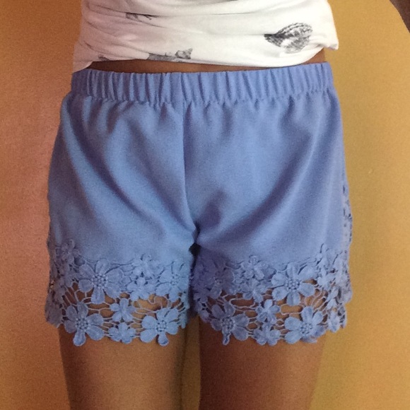 Blue shorts