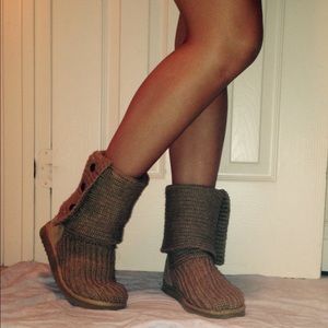Tan Knit UGGs