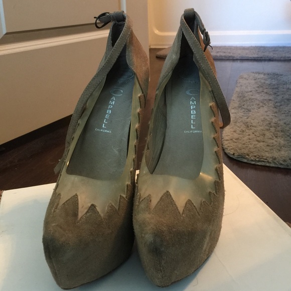 Jeffrey Campbell Hillary Platform Size 8 Nude