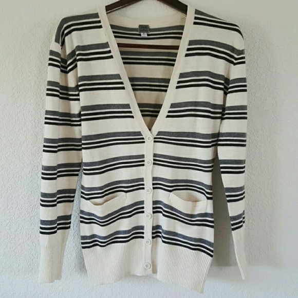 **SOLD** Striped Button Down Cardigan