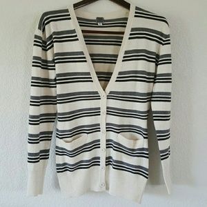 **SOLD** Striped Button Down Cardigan