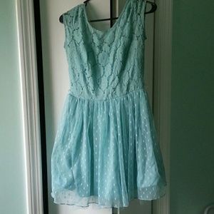 Light blue party dress