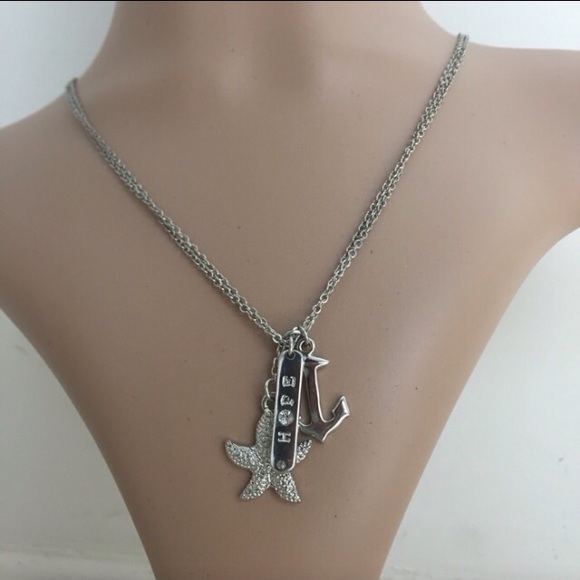 Plated silver necklace