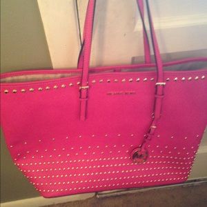 MAKE Offer! MK TOTE WITH STUDDED DETAIL
