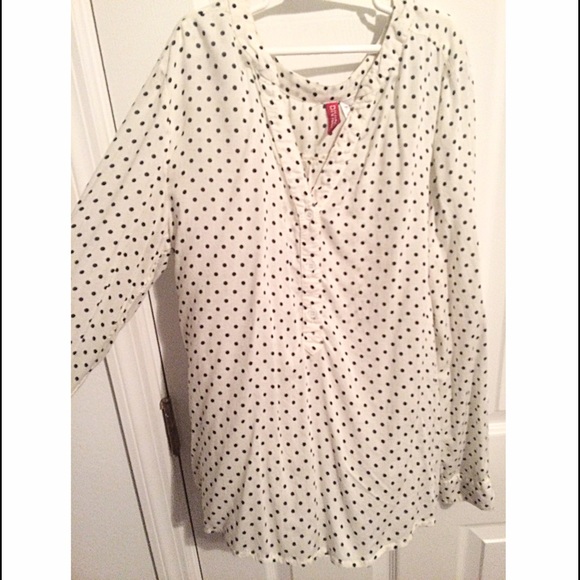 Polka Dotted Button Up