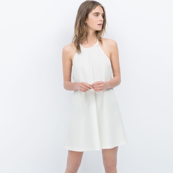 Jacquard White Dress