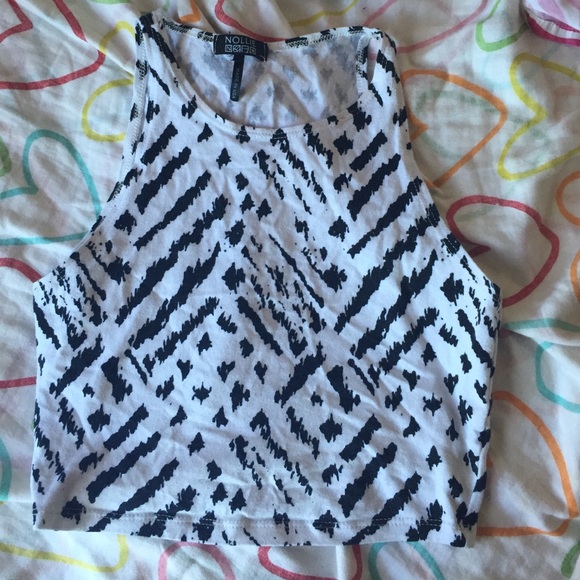 High neck crop top