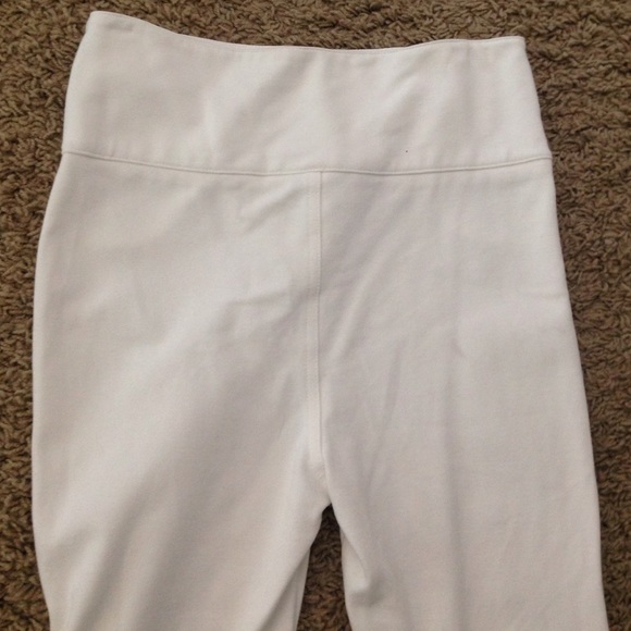 High waisted cloth white pants - Picture 4 of 4