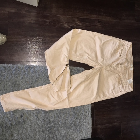 Petal pink Zara basic denim