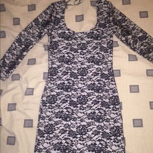 Black Lace-Designed Dress