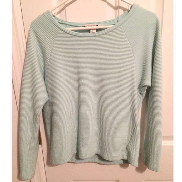 Baby Blue Lined Sweater