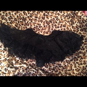 NWOT short BLACK Halloween petticoat