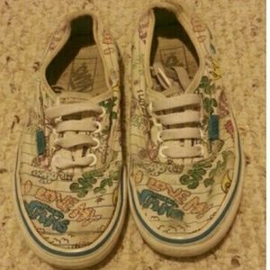 vans shoes doodle