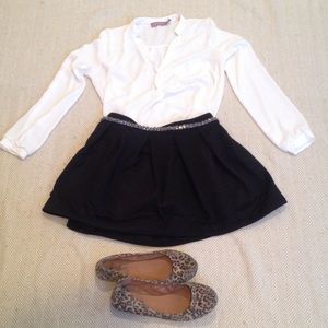 White Chiffon Blouse